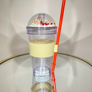 Starbucks Picnic Bearista Dome Snow Globe Tumbler